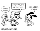 Oksdingtings  Cartoon  Character Font Pack.
